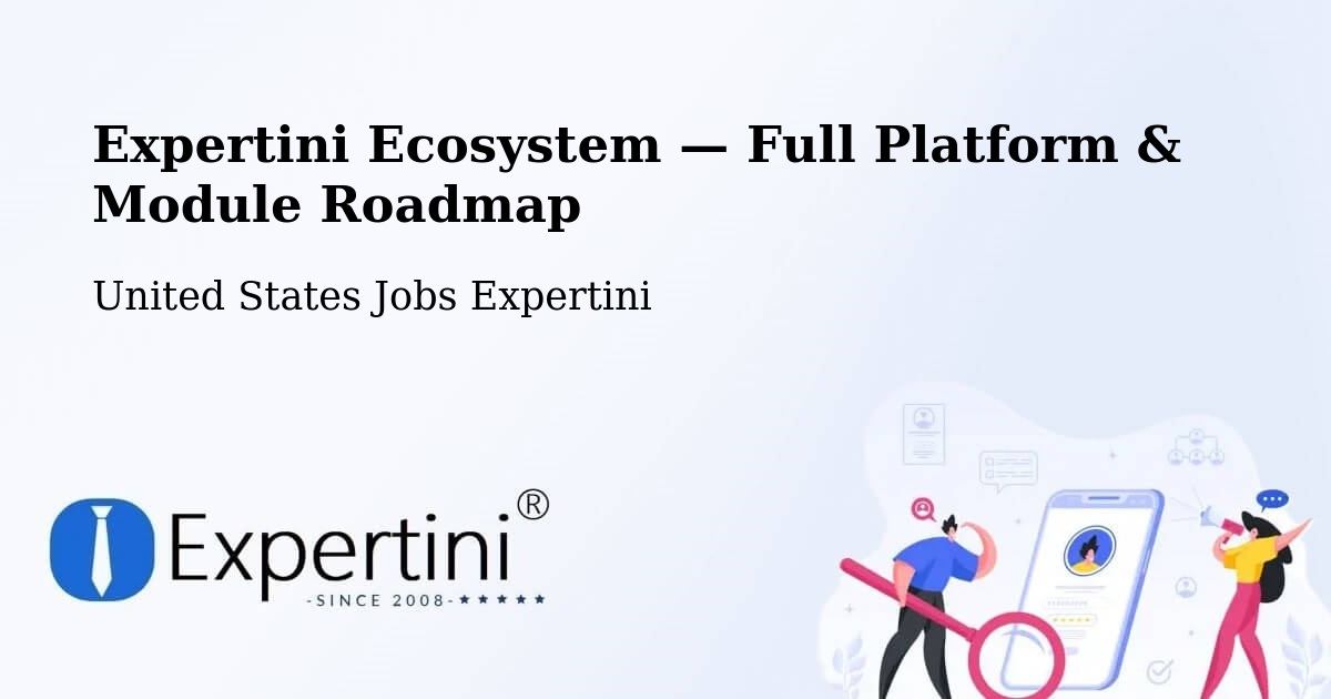 Expertini Ecosystem — Full Platform & Module Roadmap – Dobson